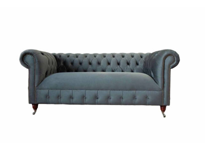 Chesterfield divano in tessuto 3 posti design di mobili di lusso Lounge
