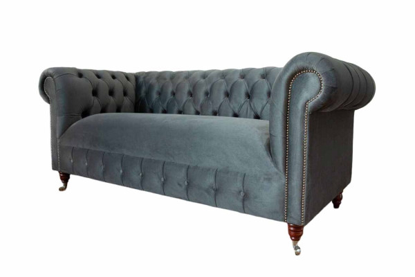 Chesterfield divano in tessuto 3 posti design di mobili di lusso Lounge
