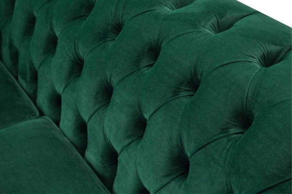 Divano Chesterfield divano imbottito a 3 posti divani sedili divani verdi nuovi