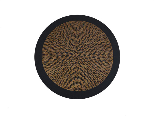 Tavolino da salotto in stile contemporaneo con piano del tavolo in finto legno naturale