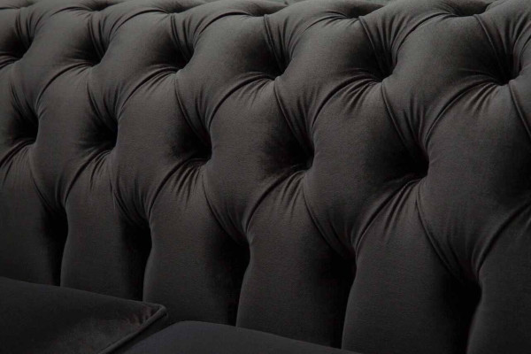 Chesterfield divano in tessuto 2 posti design imbottito divano di lusso divano in tessuto.