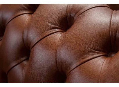Chesterfield Design Tessuto Divano Poltrona 1.5 Posti Divani Imbottiti Lounge