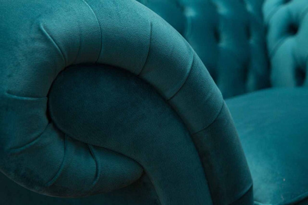 Chesterfield Design poltrona divano imbottita di lusso in tessuto divani 1 posto