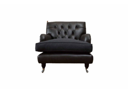 Chesterfield Design Poltrona Divano Imbottita Divano di Lusso 1 Posto in Pelle