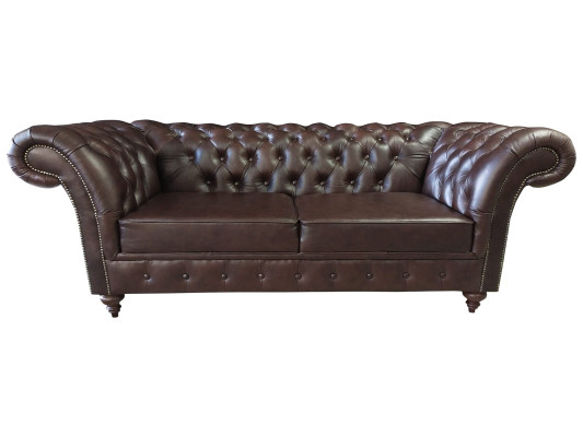 Divano Chesterfield a 3 posti Couch Sedile Divano di lusso tre posti 230cm