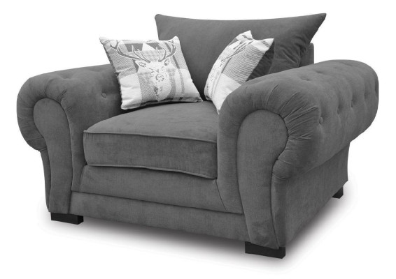 Sofà 3 posti + 2 posti + 1 posto in stile italiano Chesterfield Tessuto per il salotto