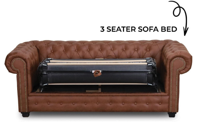 Divano letto Chesterfield con funzione letto divano imbottito mobili divano.