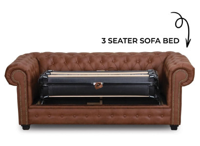 Divano letto Chesterfield con funzione letto divano imbottito mobili divano.