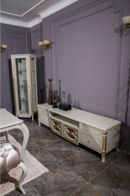 Mobile tv di lusso Basso- Lusso Mobile TV Barocco con Cornice Cabinet Credenza Cabinet Sideboard Barocco