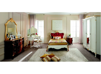 Mobili italiani Design Letto di lusso Letto matrimoniale Stile barocco Letti classici