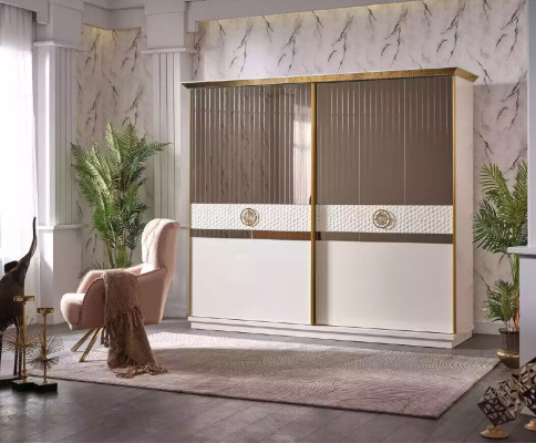 Armadio con ante scorrevoli armadi moderni di lusso 260 cm armadio