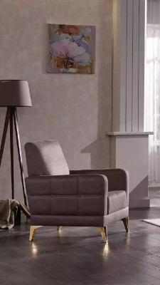 Set di divani di lusso 3+3+1 in tessuto da designer con poltrone singole.