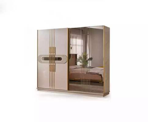 Armadio guardaroba di lusso Armadio guardaroba universale Beige Armadio 250cm Armadi