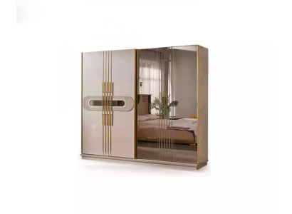 Armadio guardaroba di lusso Armadio guardaroba universale Beige Armadio 250cm Armadi