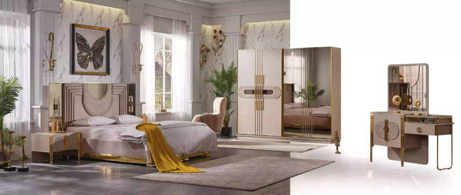Armadio guardaroba di lusso Armadio guardaroba universale Beige Armadio 250cm Armadi