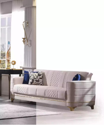 Blue set di divani imbottiti 3+1+1 posti con divano poltrona set di divani a 3 pezzi