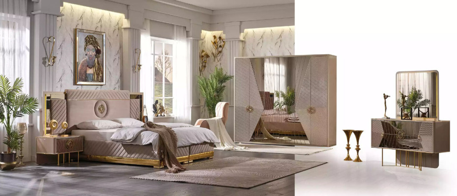 Tavolino trucco Camera da letto di lusso Tavolino per cosmetici Tavolo specchio Comò Sideboard