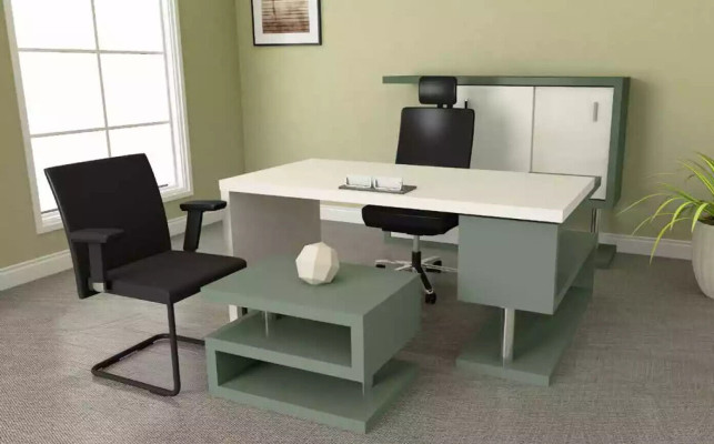 Tavolino moderno verde di lusso in legno, design di mobili da soggiorno nuovi.
