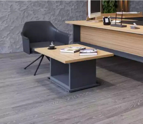 Tavolino designer marrone in legno da salotto mobili soggiorno.