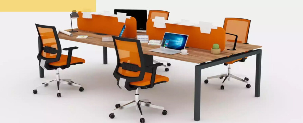 Mobili da ufficio Tavolo da lavoro per 6 persone Mobili per lo studio Mobili di legno