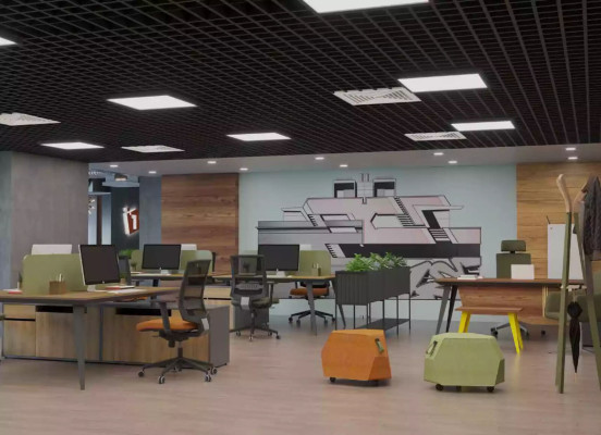 Grande scrivania da ufficio in stile moderno di lusso, mobili per ufficio.