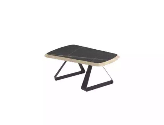 Scrivania da studio Tavolino da salotto Design moderno Tavolino da caffè Marrone Mobili in legno Nuovo