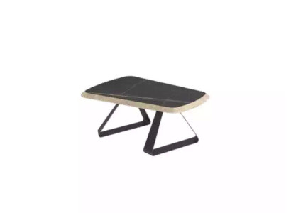 Scrivania da studio Tavolino da salotto Design moderno Tavolino da caffè Marrone Mobili in legno Nuovo