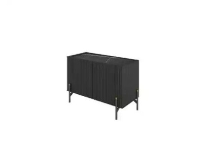 Comò credenza armadietto da ufficio mobili di design mobile basso ufficio nero