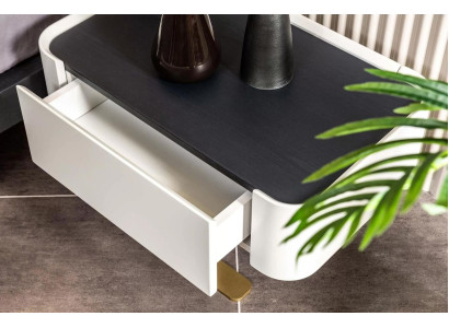 Camera da letto completa Letto matrimoniale Comodini Arancioni Console 5 pezzi