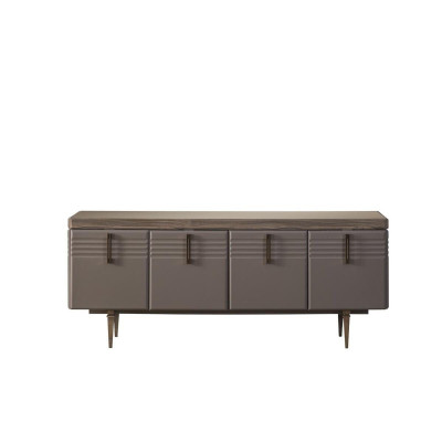 Sideboard credenza armadio in legno comò armadio in legno grigio soggiorno