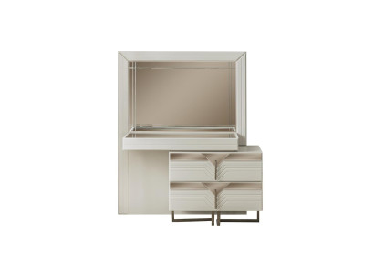 Tavolo da trucco, tavolo da toeletta, scrivania, legno, comò camera da letto bianco.