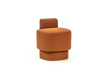 Pouf Poggiapiedi Pouf imbottito Arancione Pouf Moderni Mobili per sedersi