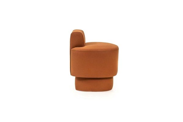 Pouf Poggiapiedi Pouf imbottito Arancione Pouf Moderni Mobili per sedersi