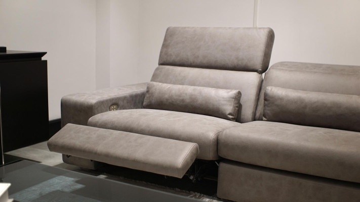 Divano a L Moderno Set da Salotto Design Tavolino Couchtisch