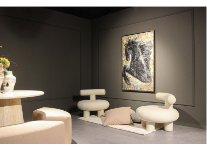 Soggiorno 2 poltrone Design Arredamento Moderno Tessile Nuovo Mobili