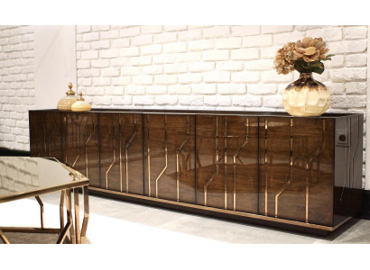 Soggiorno mobile credenza lusso design moderno in legno arredamento