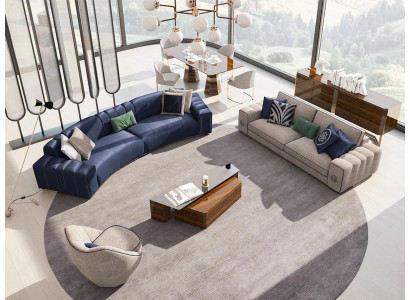 Set soggiorno 4 pz lusso mobili legno tavolino moderno salotto mobili imbottiti