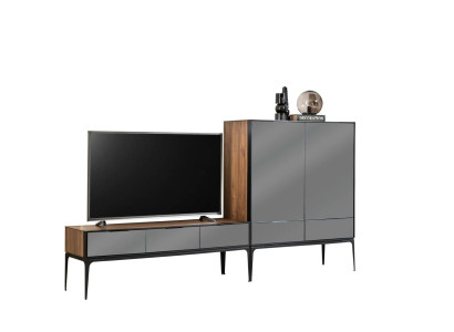 Mobile porta TV credenza mobile portaoggetti mobile basso parete multimediale