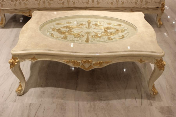 Soggiorno di lusso Set moderno di divani 2x Sofà 2x Poltrona Tavolino