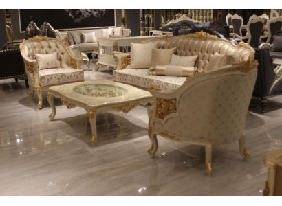 Esclusivo set di divani di lusso 3 3 1 1 posti Modern Living Room Set Edlem Set