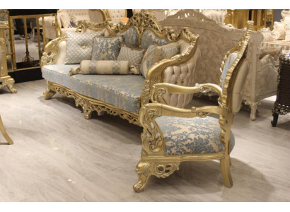 Sofà classico 3+3+1 posti a sedere Chesterfield poltrona relax Mobili Divano Nuovo