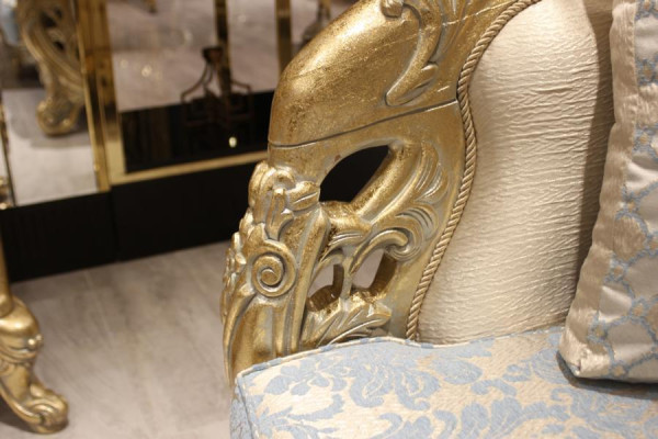 Sofà classico 3+3+1 posti a sedere Chesterfield poltrona relax Mobili Divano Nuovo