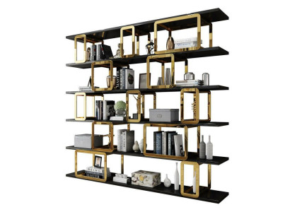 Sistema di armadi e scaffali separati per designer per soggiorno, sala, ufficio e mobili.