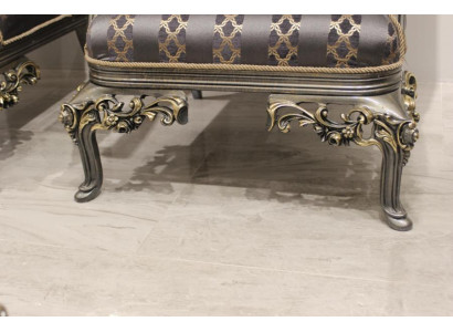 Set da soggiorno di lusso 3 pezzi, set divano 2x 3 posti, poltrona relax.