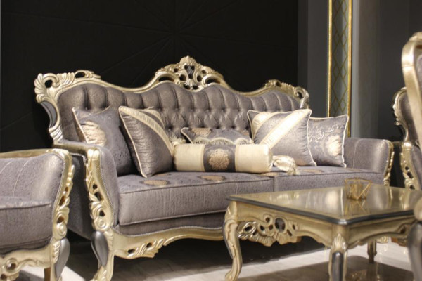 Mobili da soggiorno di alta classe, divano elegante, divano moderno di lusso, nuovo.