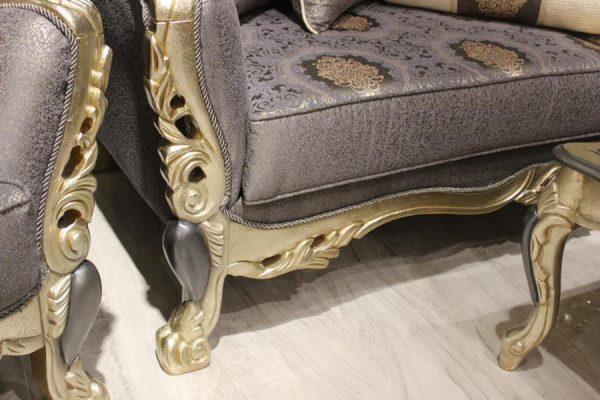 Mobili da soggiorno di alta classe, divano elegante, divano moderno di lusso, nuovo.