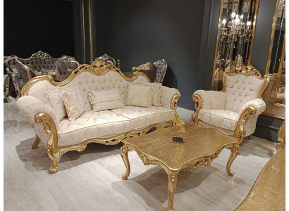 Chesterfield divano a 3 posti design divano imbottito in tessuto nuovo