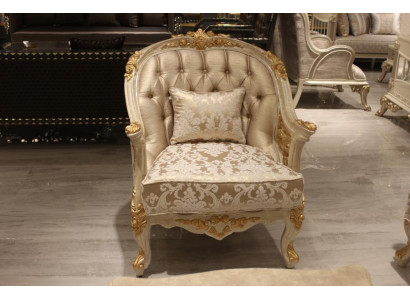 Sedia da salotto di lusso poltrona accogliente posti a sedere moderno Impostare Nuovo