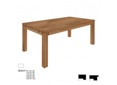 Tavolo da pranzo tavolo gruppo sala da pranzo soggiorno set di mobili in legno design tavoli 140x90cm.