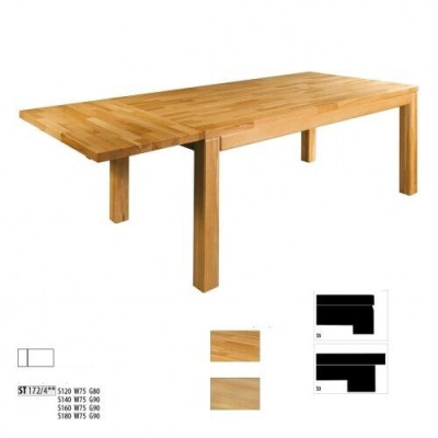Tavolo tavolo da pranzo Mobili massicci Sala da pranzo 180x90cm Legno reale Legno massello Nuovi Tavoli